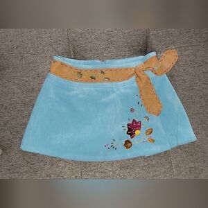 American Girl Blue Skirt with Tan Accents Size 7
